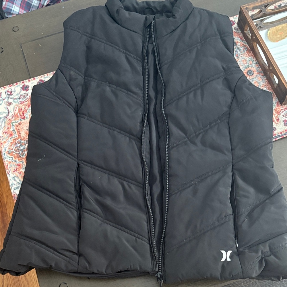 Hurley Women's Black Puffer Vest